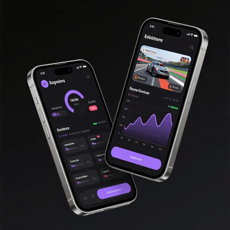 极速赛车官方APP界面展示