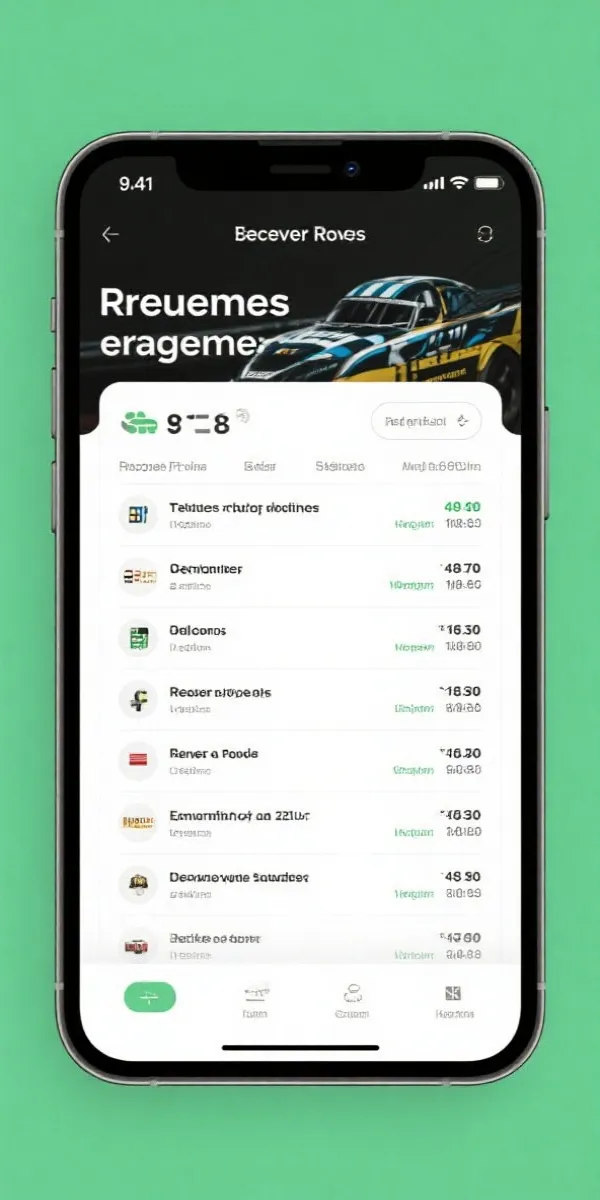 极速赛车数据查询界面